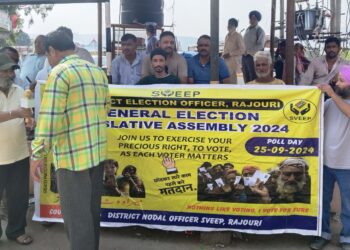 Assembly Elections-2024 Voter Awareness Campaign conducted across Rajouri District