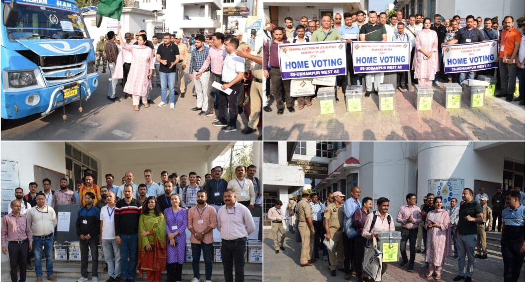 Assembly Elections-2024 40 polling parties dispatched for home voting in Udhampur