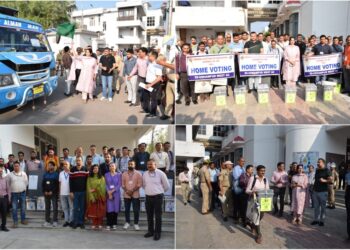 Assembly Elections-2024 40 polling parties dispatched for home voting in Udhampur