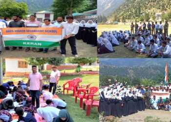 SVEEP activities held in various schools in Kupwara district.