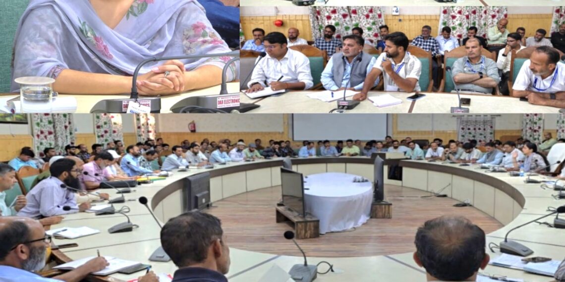 DEO Kupwara holds Interactive Session with Sector, Zonal Magistrates, Sector officers Police.