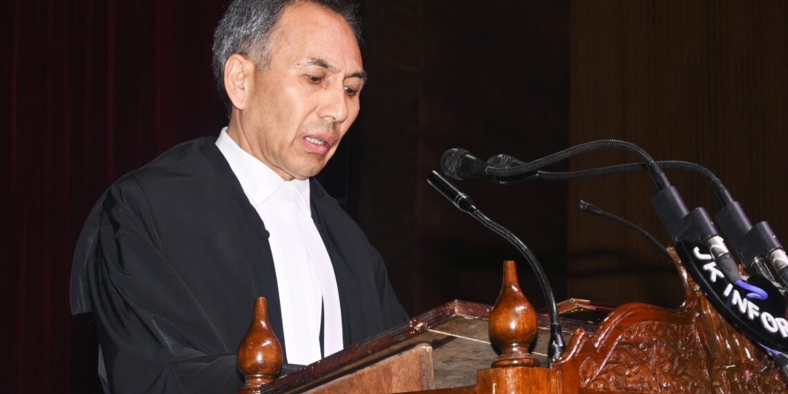 Justice Tashi Rabstan Sworn In as Chief Justice of Jammu & Kashmir and Ladakh High Court