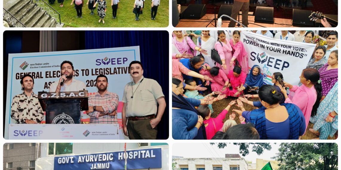 Assembly Elections-2024 Mega SVEEP Campaign witnesses over 8,000 Events in Jammu, mobilizes 800,000 Participants in Single Day