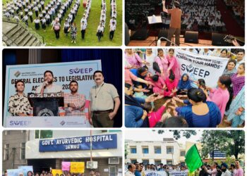 Assembly Elections-2024 Mega SVEEP Campaign witnesses over 8,000 Events in Jammu, mobilizes 800,000 Participants in Single Day