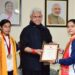 Lieutenant Governor Shri Manoj Sinha today met and felicitated Paris 2024 Paralympics Bronze Medallists, Ms Sheetal Devi and Sh Rakesh Kumar, at Raj Bhawan.