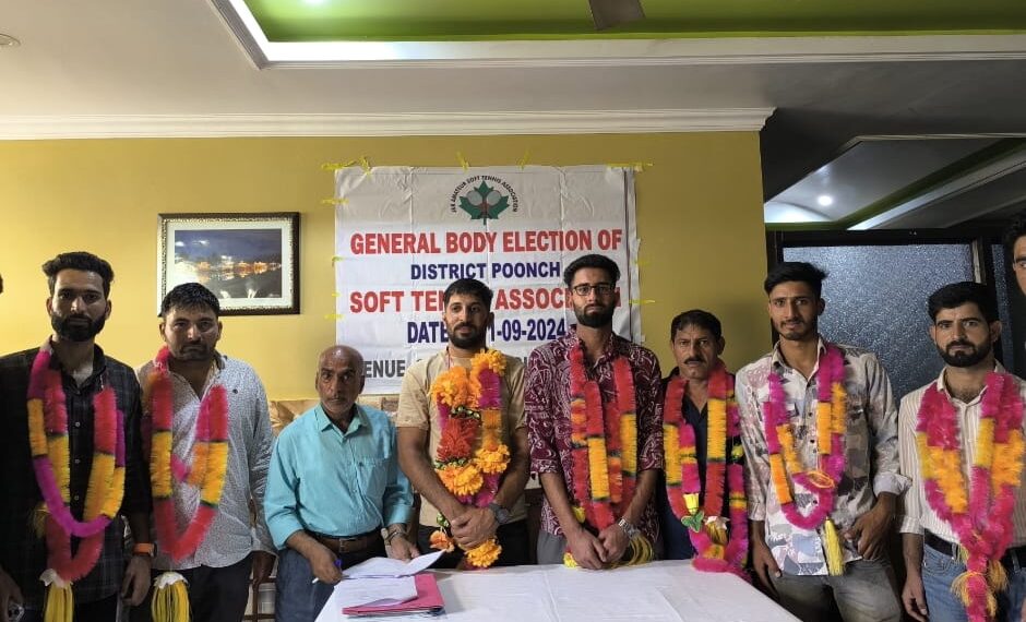 Poonch Soft Tennis Association Reelects Leadership for Four-Year Term Amid Growing Enthusiasm for the Sport moon