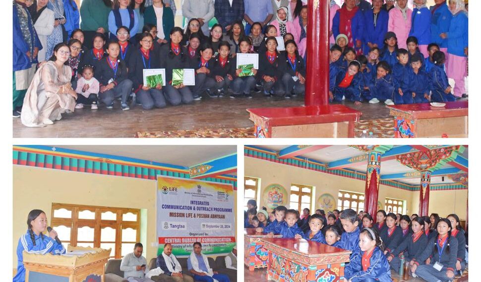 CBC Organizes Outreach Programme on Mission Life and Poshan Abhiyaan in Tangtse, Leh