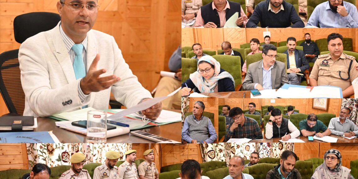 NCORD meeting held at Shopian DC calls for intensive vigilance on drug peddling, collaborative approach for tackling the menace