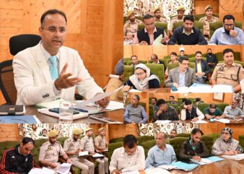 NCORD meeting held at Shopian DC calls for intensive vigilance on drug peddling, collaborative approach for tackling the menace