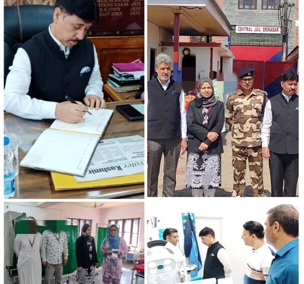 PD&SJ Srinagar conducts thorough inspection of Central Jail Srinagar