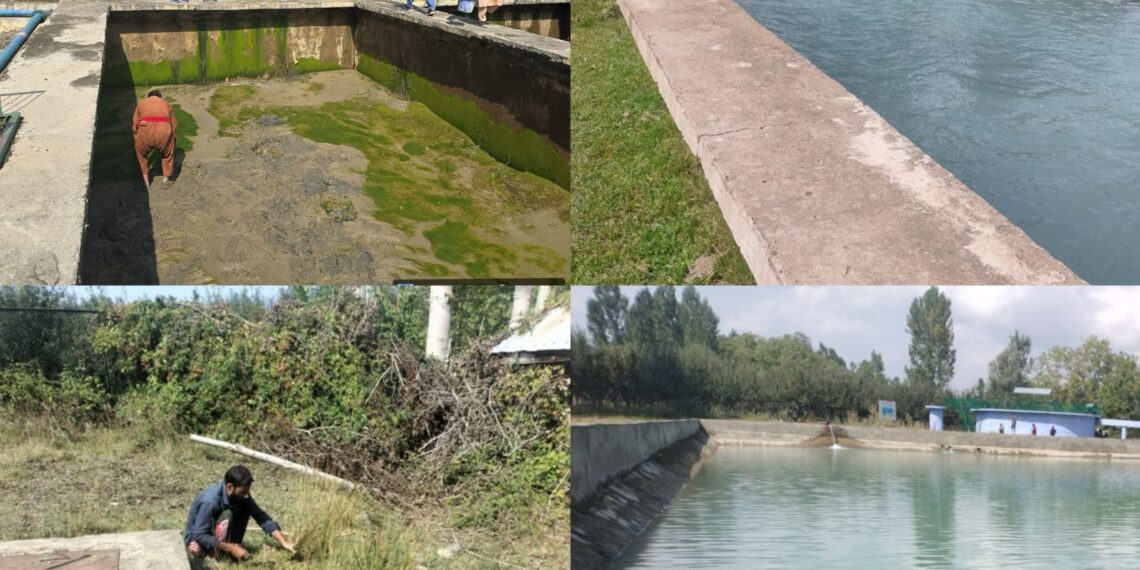 Massive Cleanliness & Chlorination Drives conducted across water supply sources & reservoirs at Shopian