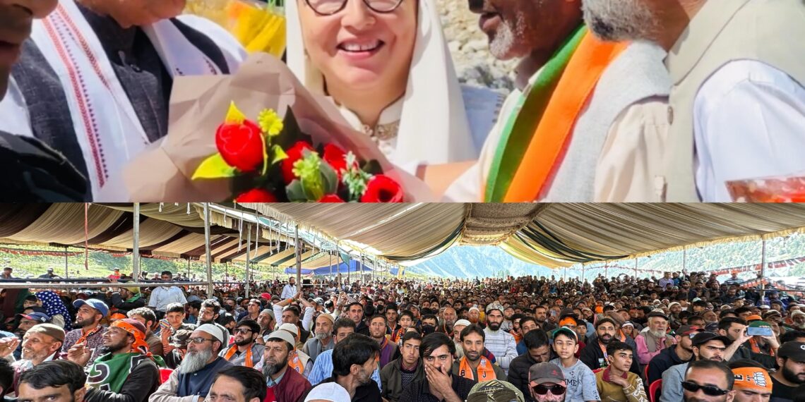 “The sea of people in BJP rally in Gurez speaks louder than words” : Rajnath Singh