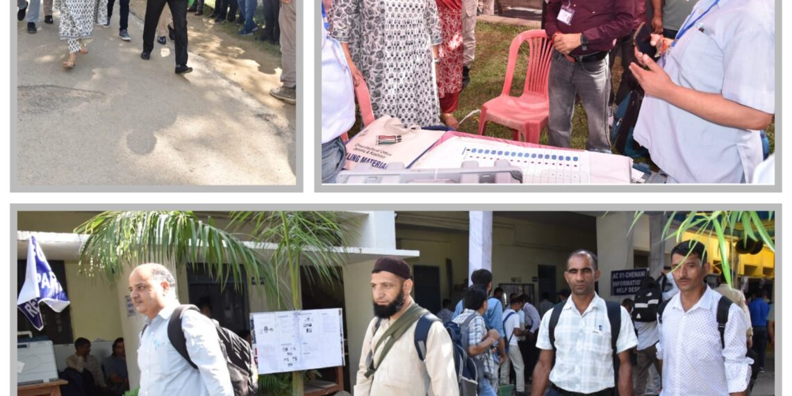 654 Polling parties dispatched for Udhampur Assembly Constituencies