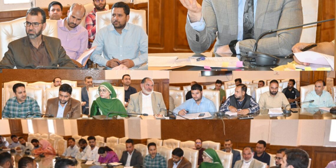 DC Kulgam chairs monthly NCORD meeting