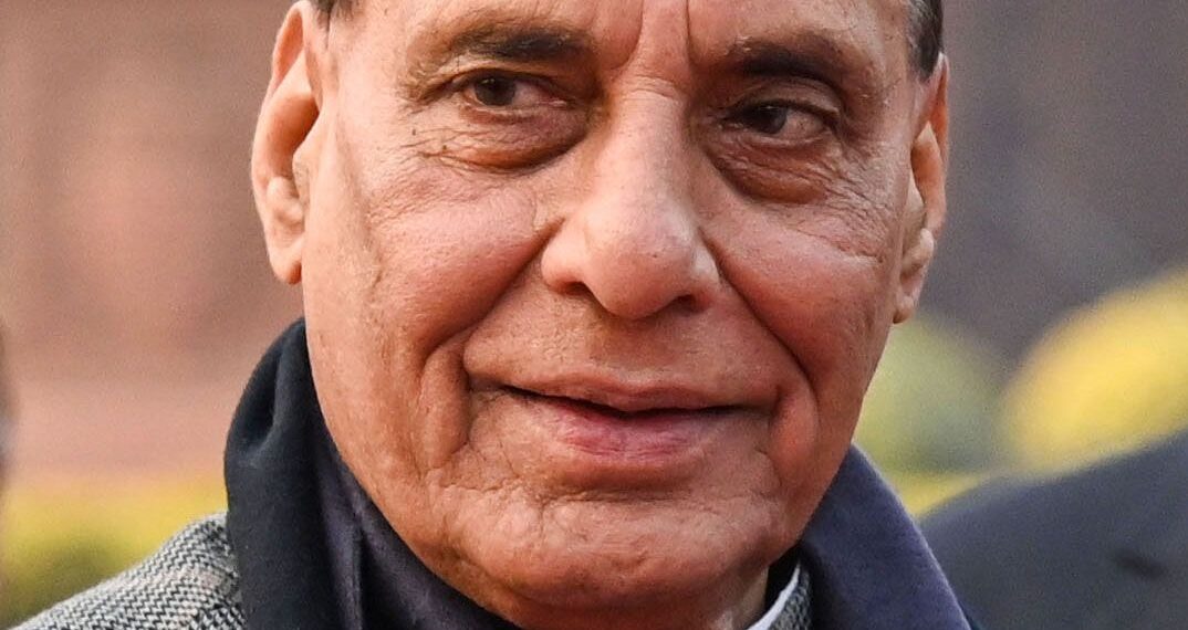 “Peace with Pakistan only if terrorism stops”: Rajnath Singh addresses rally in J&K’s Rajouri