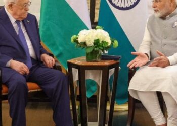 PM Modi expresses “deep concern” on Gaza situation during bilateral meeting with Palestinian President