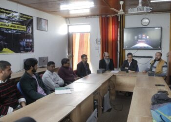 CUKashmir DCJ starts workshop on cinematography, editing