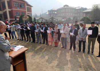 DAA IUST administers Integrity Pledge to Officers and Staff.