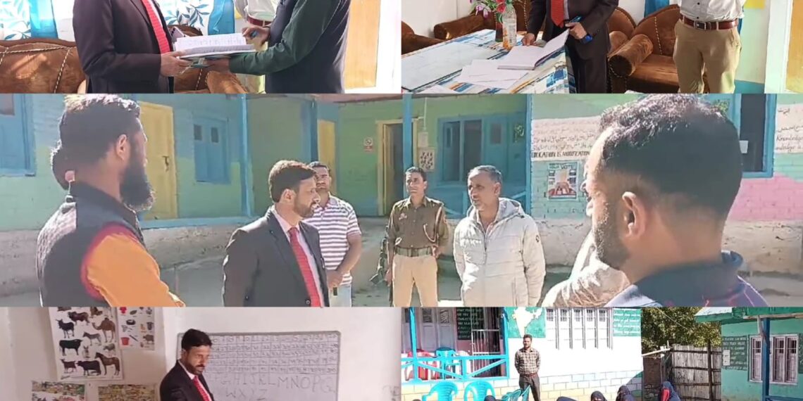 ADC Handwara conducts surprise inspection of schools in Vilgam zone