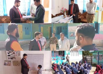 ADC Handwara conducts surprise inspection of schools in Vilgam zone