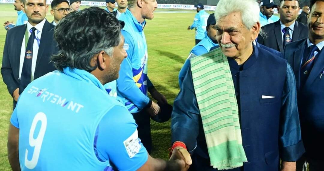 Historic Return, International Cricket Resumes in Kashmir After 36 Years, Marking a New Era of Dreams and Aspirations :Manoj Sinha
