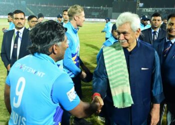 Historic Return, International Cricket Resumes in Kashmir After 36 Years, Marking a New Era of Dreams and Aspirations :Manoj Sinha