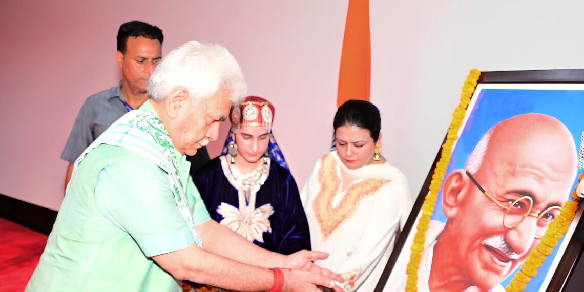 J&K Celebrates Gandhi Jayanti: Lt Governor Highlights Bapu’s Leadership, Ideals, and Values at UT-Level Function in Srinagar
