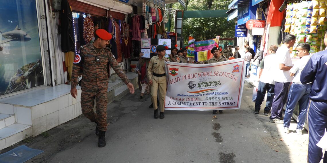 NCC CADETS CELEBRATE “SWACHH BHARAT ABHIYAN”