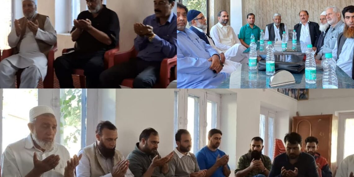 Passing of Syed Mushtaq Bukhari: Condolence Meetings Held in Karnah and Uri