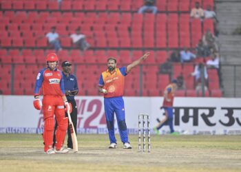 Bharat Chipli’s well fought innings goes in vain as Konark Suryas Odisha defeated India Capitals by 5 runs