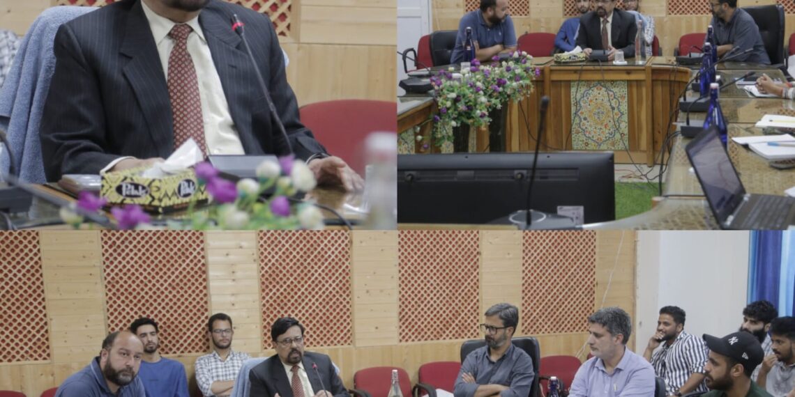Jamia Hamdard’s Prof. Khan Enlightens Central University of Kashmir with Media Insights