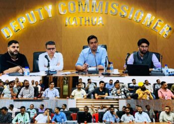 Assembly Elections-2024 DEO Kathua presides over training program for Counting Supervisors, Assistants