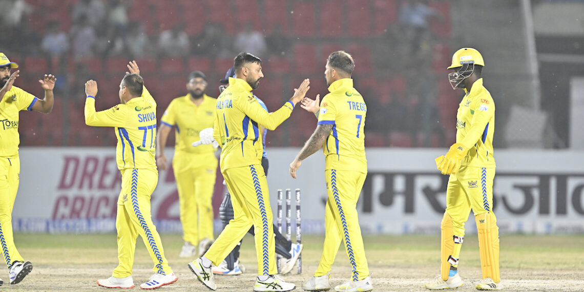 Toyam Hyderabad registered their first win in Legends League Cricket 2024.