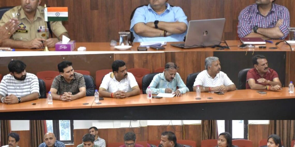 Assembly Election-2024 DEO Reasi holds meeting with contesting candidates & political representatives ahead of counting process