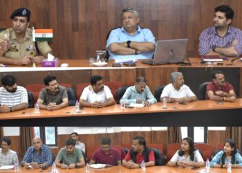 Assembly Election-2024 DEO Reasi holds meeting with contesting candidates & political representatives ahead of counting process