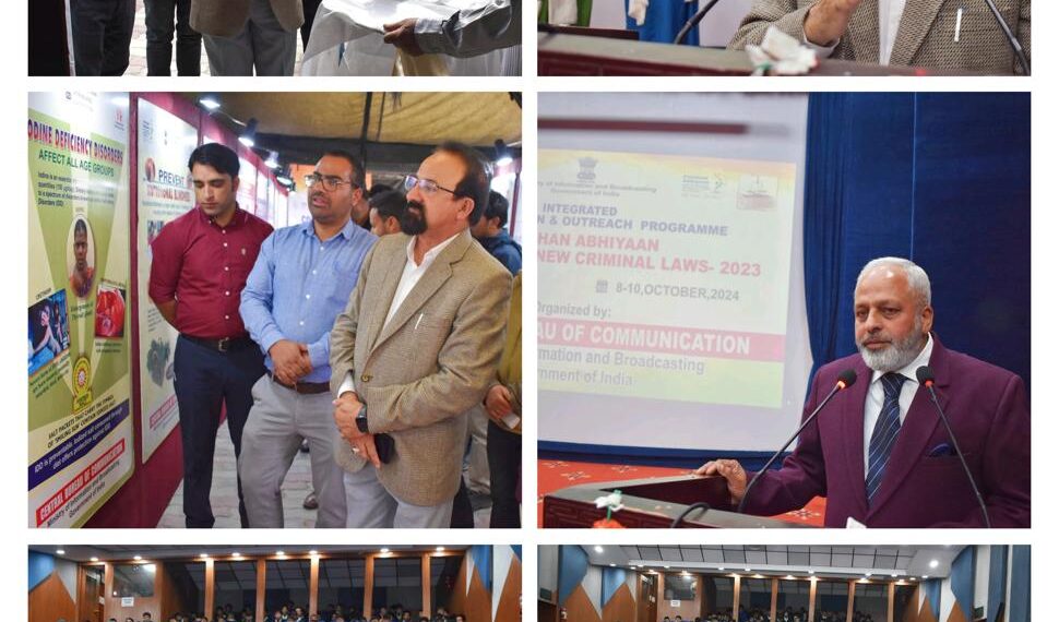 CBC’s Three-Day Outreach Programme on Mission LiFE Commences in Kargil