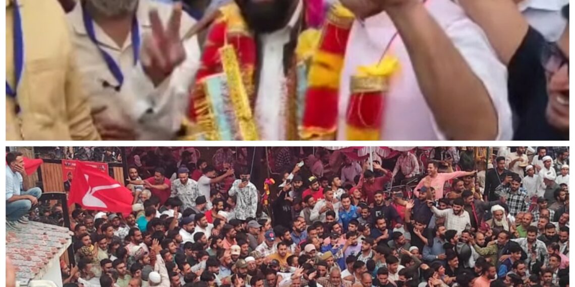 Victory Celebration for Ajaz Ahmed Jan: A Historic Win in Poonch Haveli