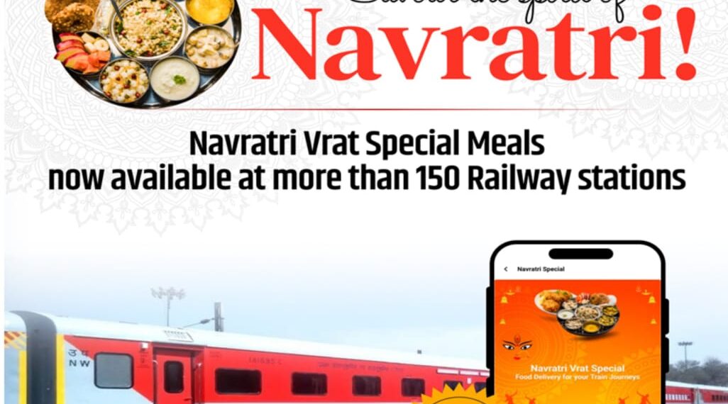 Navratri Special Thali for Passengers