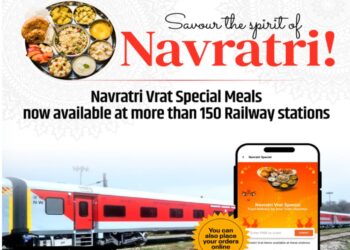 Navratri Special Thali for Passengers