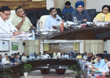 Shailendra Kumar reviews progress on CSS, CAPEX, NABARD, HADP projects