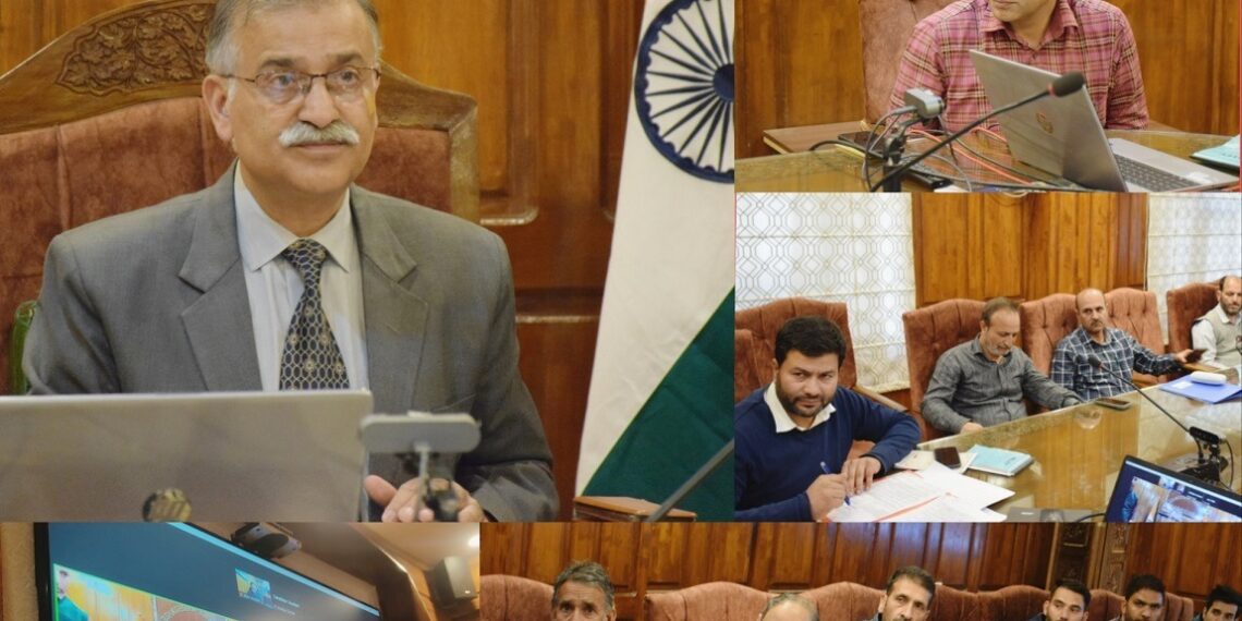 DC Bandipora chairs meeting on Change of Land Use Cases