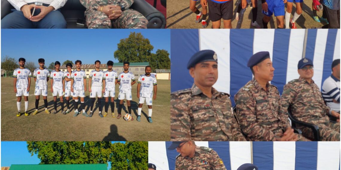 179 CRPF inaugurates 2nd edition of Shaheed Nisar Ahmad Lone memorial football tournament