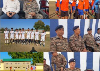 179 CRPF inaugurates 2nd edition of Shaheed Nisar Ahmad Lone memorial football tournament