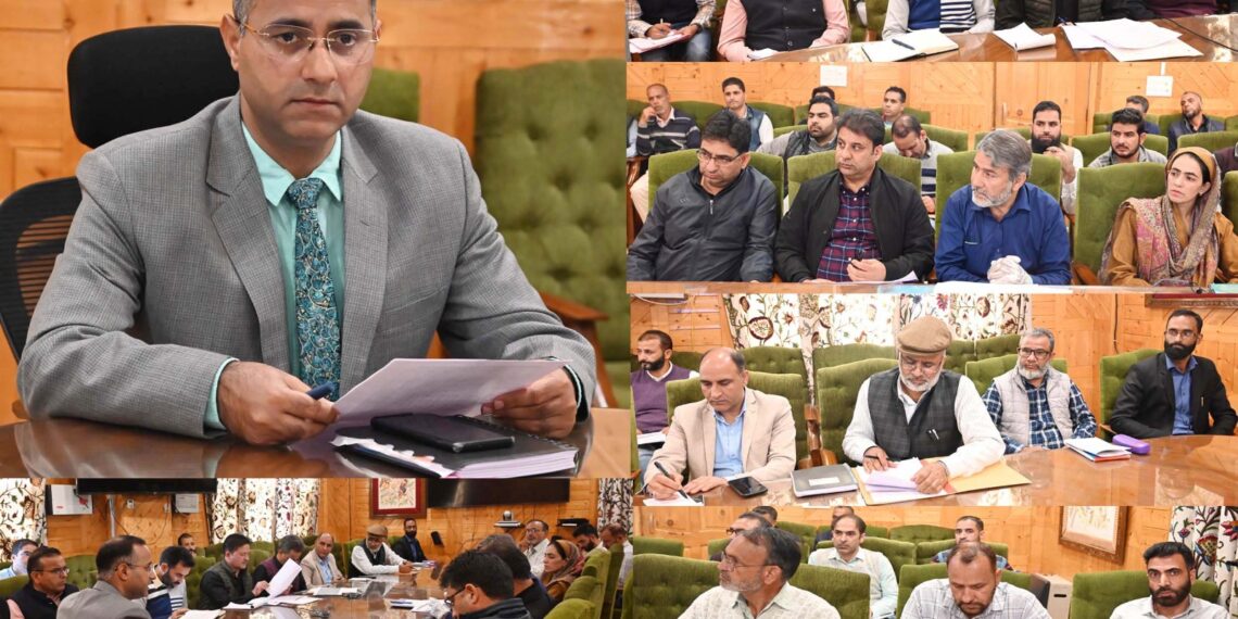 DDC Shopian reviews allotment of works under District Capex & PRI grants