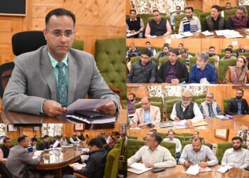 DDC Shopian reviews allotment of works under District Capex & PRI grants