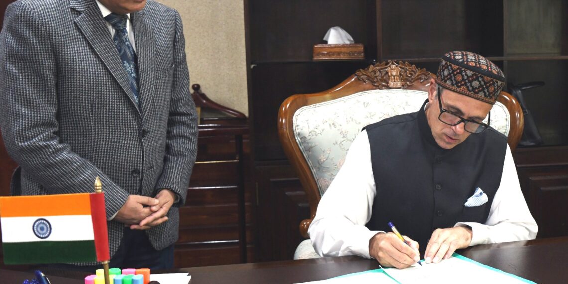 Omar Abdullah assumes office as Chief Minister of Jammu and Kashmir