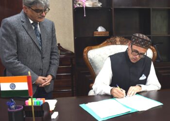 Omar Abdullah assumes office as Chief Minister of Jammu and Kashmir