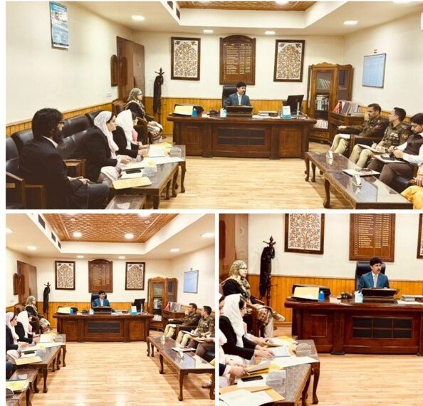 Principal District & Session Judge Srinagar chairs 3rd Quarterly UTRC meeting