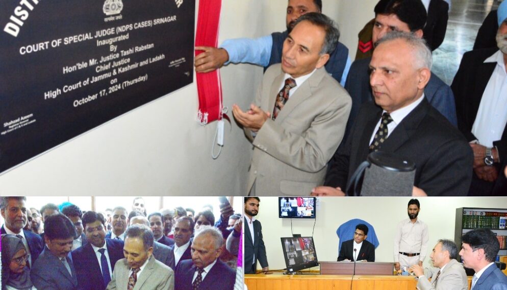 Chief Justice inaugurates NDPS at District Court Srinagar
