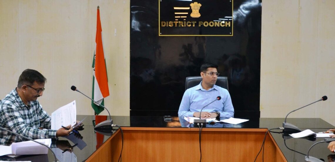 DC Poonch reviews implementation of HADP at District Level Committee Meeting